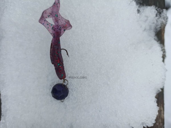 Прогулка со спиннингом по заснеженному берегу Прогулка со спиннингом по заснеженному берегу