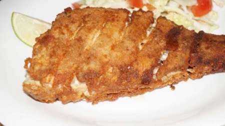 Красный окунь на сковороде Красный окунь на сковороде