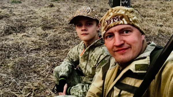 С сыном на закрытии сезона С сыном на закрытии сезона